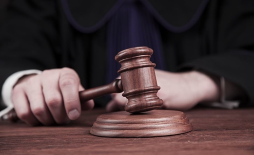 judge with gavel